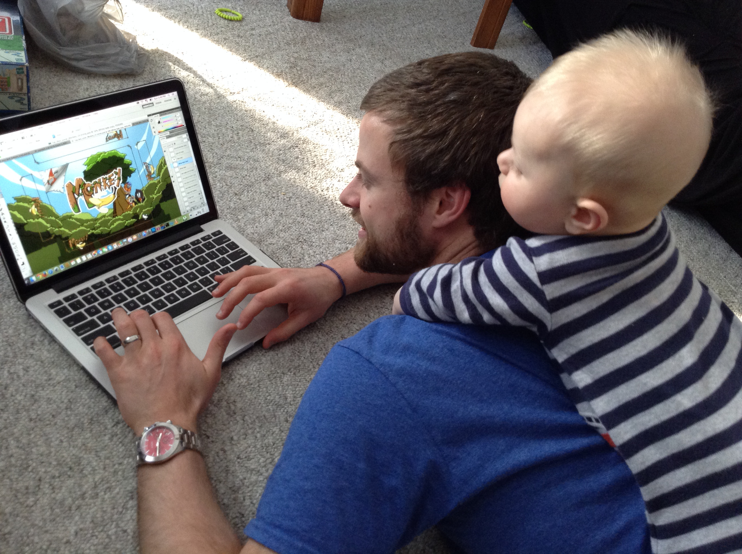 Rob & his co-designer, Nathan